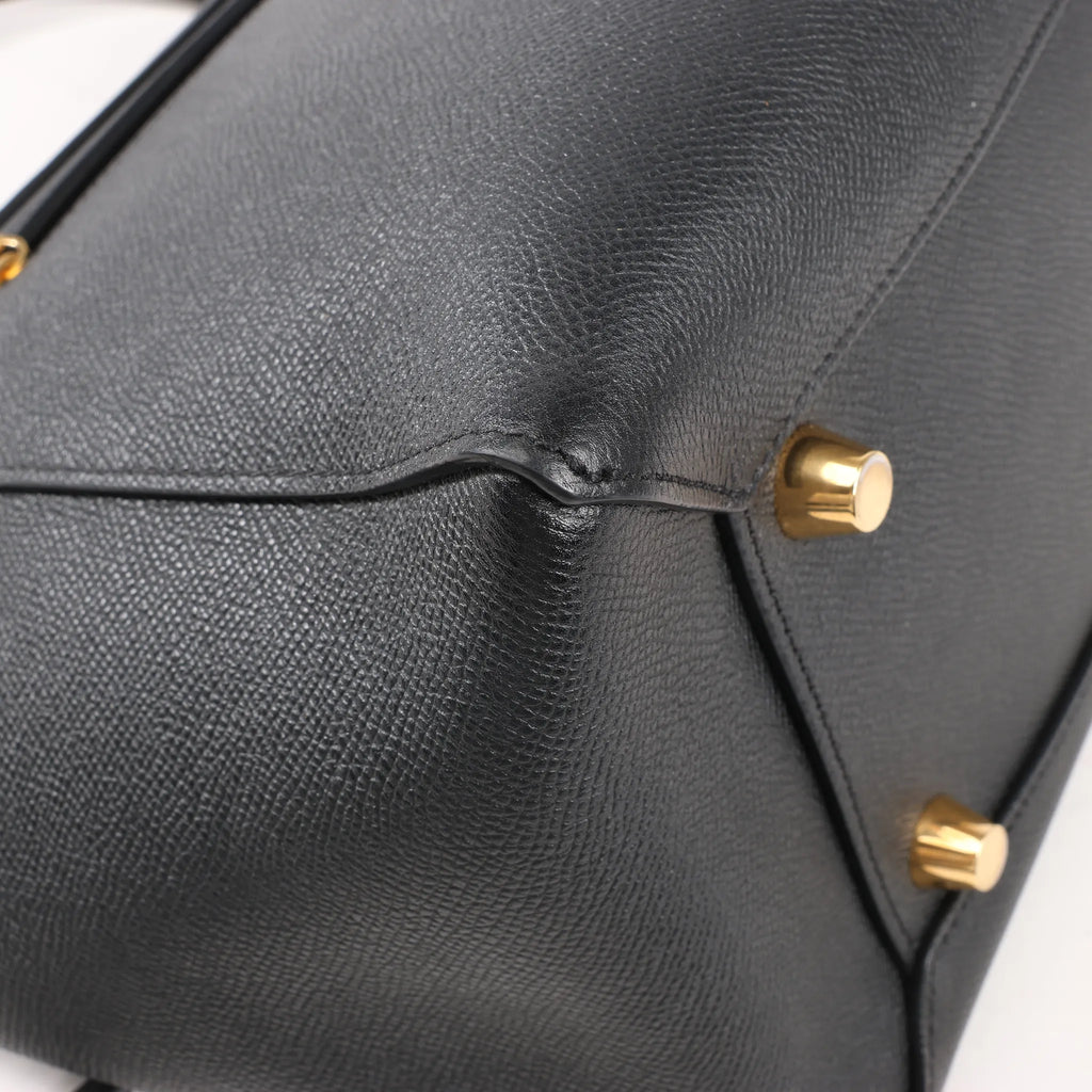 Celine Belt Bag Mini Leather 2way Handbag in Black