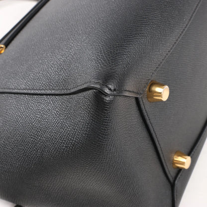 Celine Belt Bag Mini Leather 2way Handbag in Black