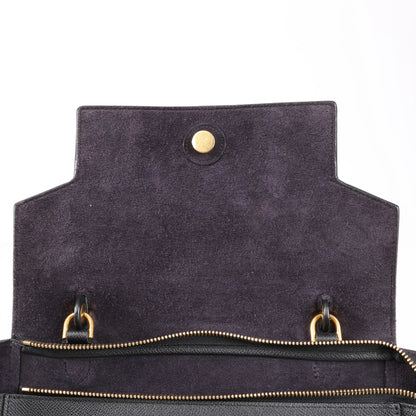 Celine Belt Bag Mini Leather 2way Handbag in Black