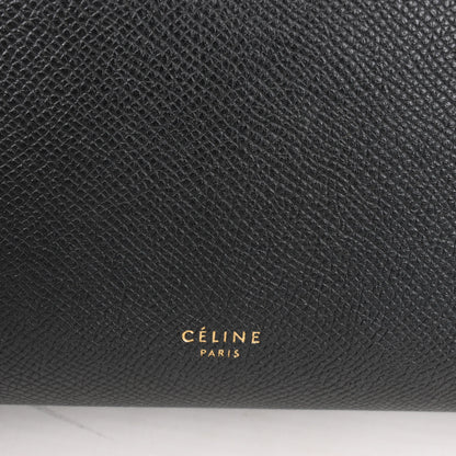 Celine Belt Bag Mini Leather 2way Handbag in Black