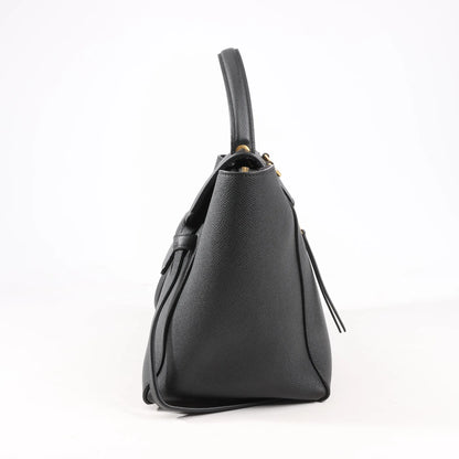 Celine Belt Bag Mini Leather 2way Handbag in Black