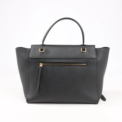 Celine Belt Bag Mini Leather 2way Handbag in Black