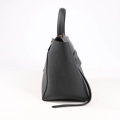 Celine Belt Bag Mini Leather 2way Handbag in Black