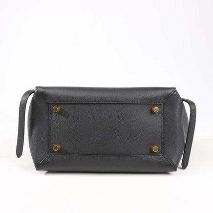 Celine Belt Bag Mini Leather 2way Handbag in Black