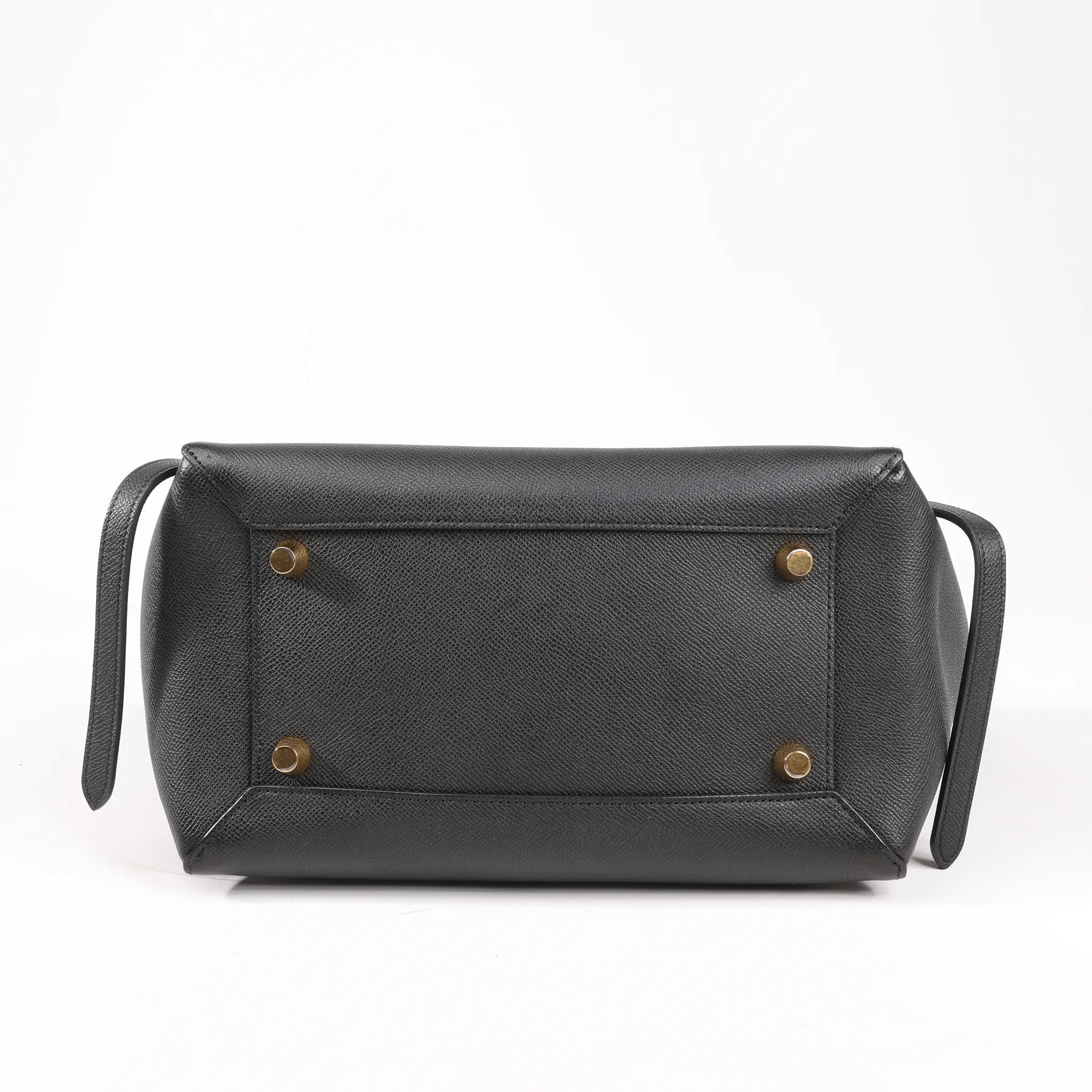 Celine Belt Bag Mini Leather 2way Handbag in Black