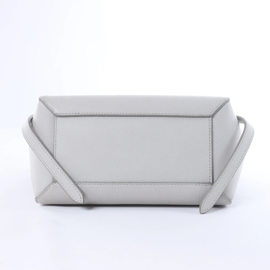 Celine Belt Bag Nano Leather 2Way Handbag in Gray