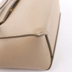 Celine Belt Bag Pico Leather 2way Handbag in Beige