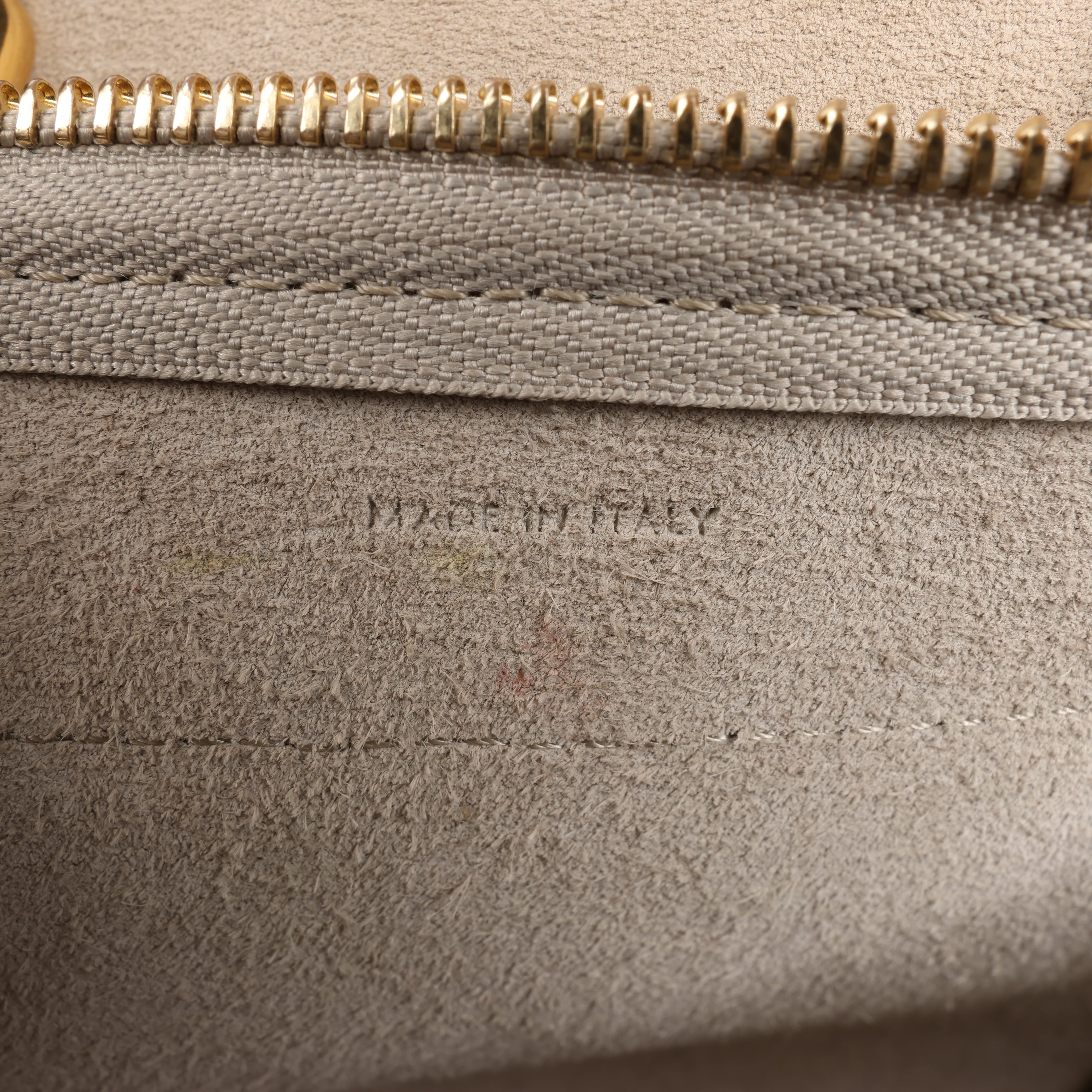 Celine Belt Bag Pico Leather 2way Handbag in Beige