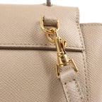 Celine Belt Bag Pico Leather 2way Handbag in Beige