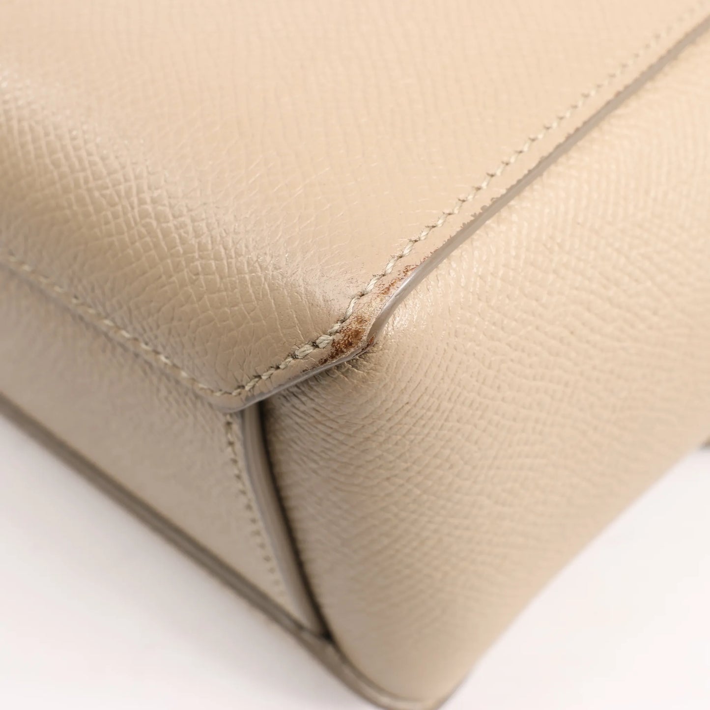 Celine Belt Bag Pico Leather 2way Handbag in Beige