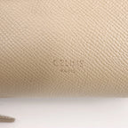 Celine Belt Bag Pico Leather 2way Handbag in Beige