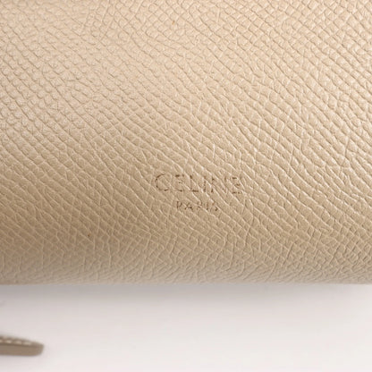 Celine Belt Bag Pico Leather 2way Handbag in Beige