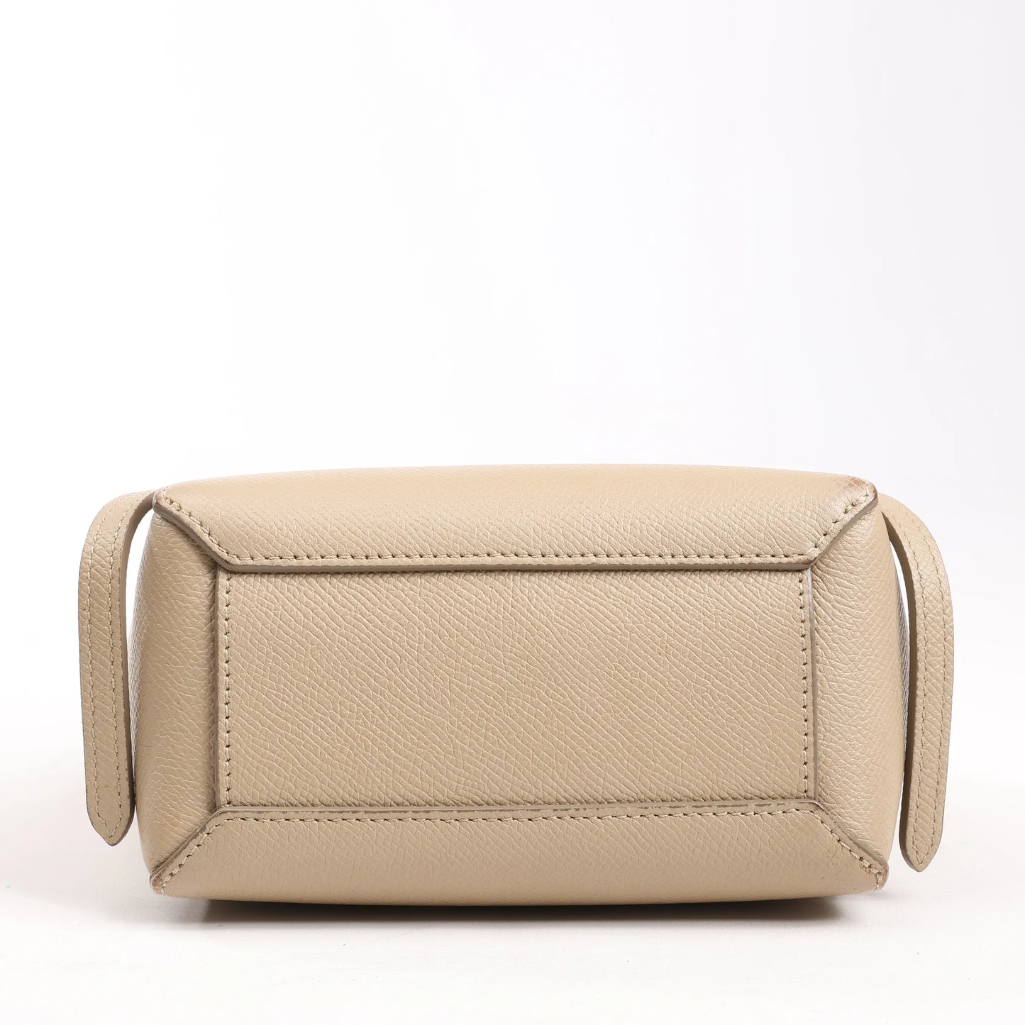 Celine Belt Bag Pico Leather 2way Handbag in Beige