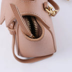 Celine Belt Bag Pico Leather 2 Way Handbag in Beige