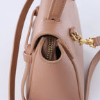 Celine Belt Bag Pico Leather 2 Way Handbag in Beige