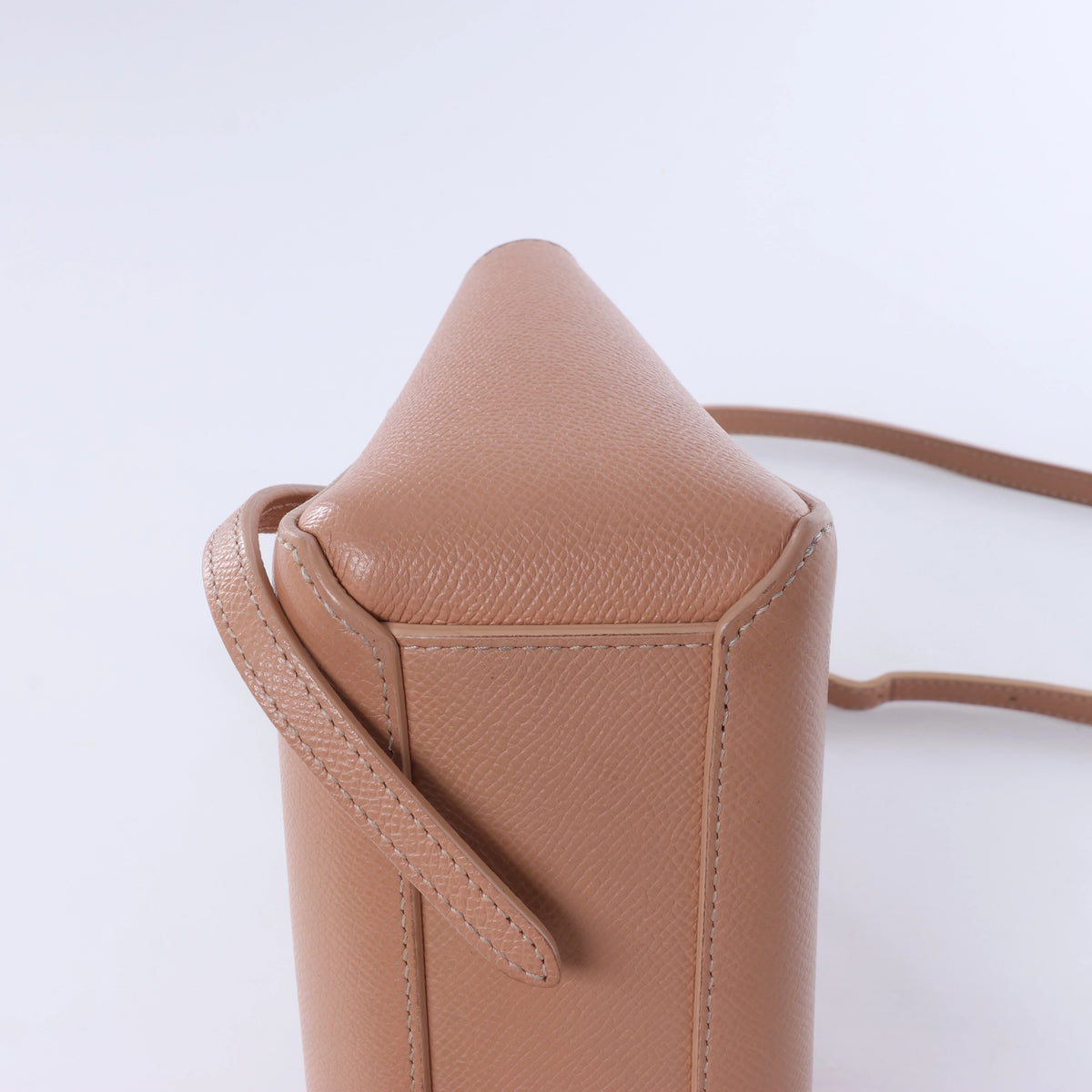 Celine Belt Bag Pico Leather 2 Way Handbag in Beige