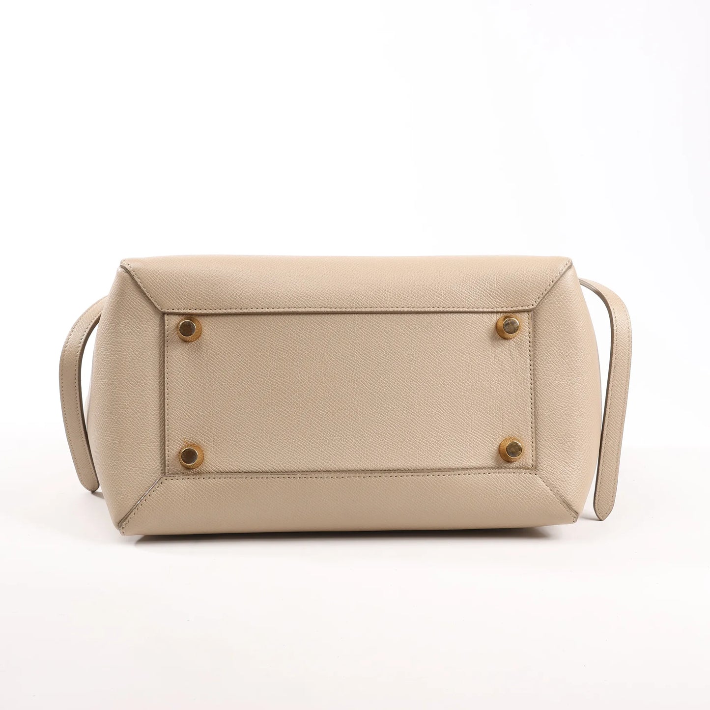 Celine Belt Bag Mini Leather 2way Handbag in Beige