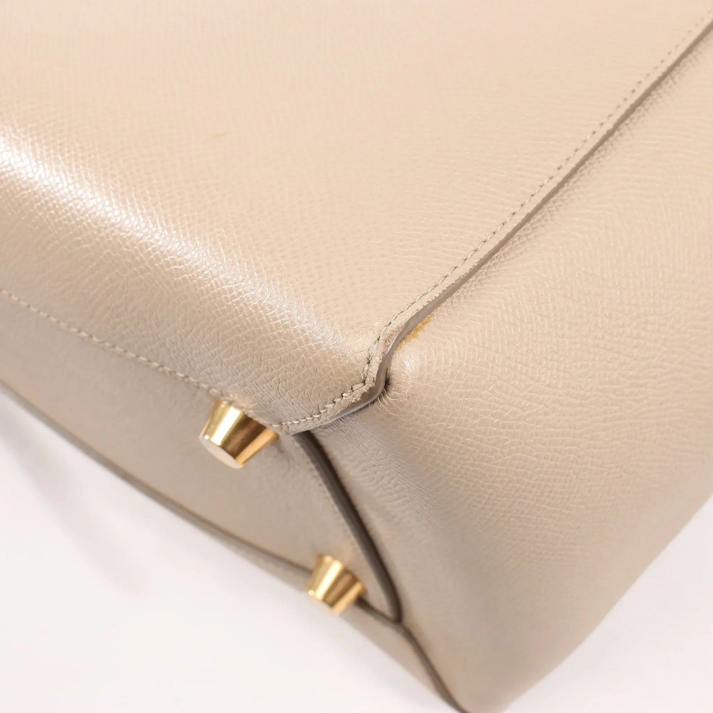 Celine Belt Bag Mini Leather 2way Handbag in Beige