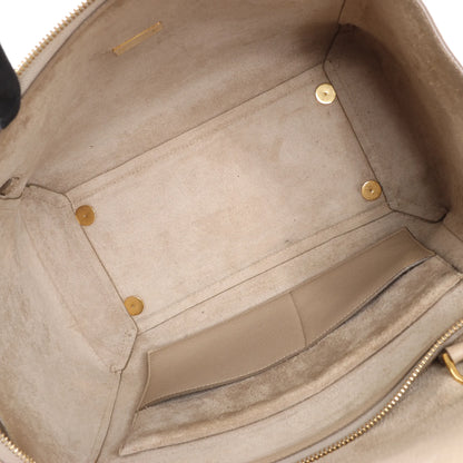 Celine Belt Bag Mini Leather 2way Handbag in Beige