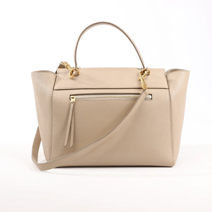 Celine Belt Bag Mini Leather 2way Handbag in Beige