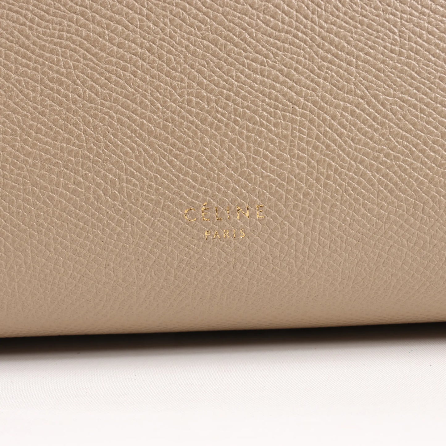 Celine Belt Bag Mini Leather 2way Handbag in Beige