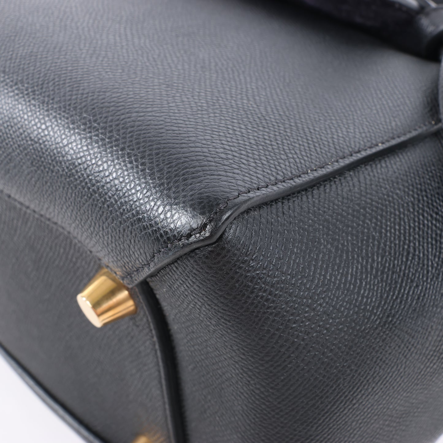 Celine Belt Bag Mini Leather 2way Handbag in Black