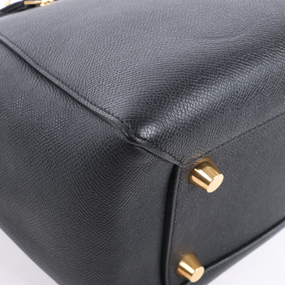 Celine Belt Bag Mini Leather 2way Handbag in Black