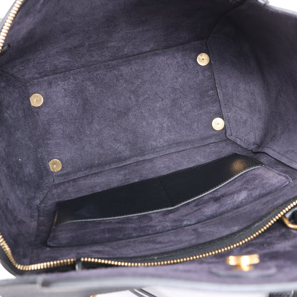 Celine Belt Bag Mini Leather 2way Handbag in Black