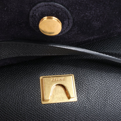 Celine Belt Bag Mini Leather 2way Handbag in Black