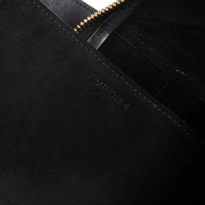 Celine Belt Bag Mini Leather 2way Handbag in Black x Beige