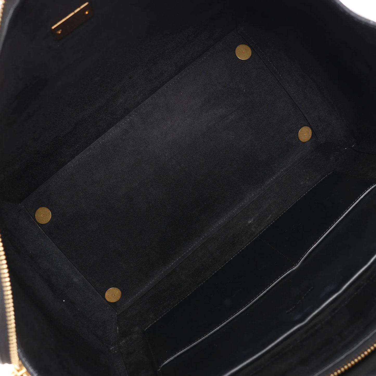 Celine Belt Bag Mini Leather 2way Handbag in Black x Beige