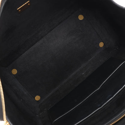 Celine Belt Bag Mini Leather 2way Handbag in Black x Beige