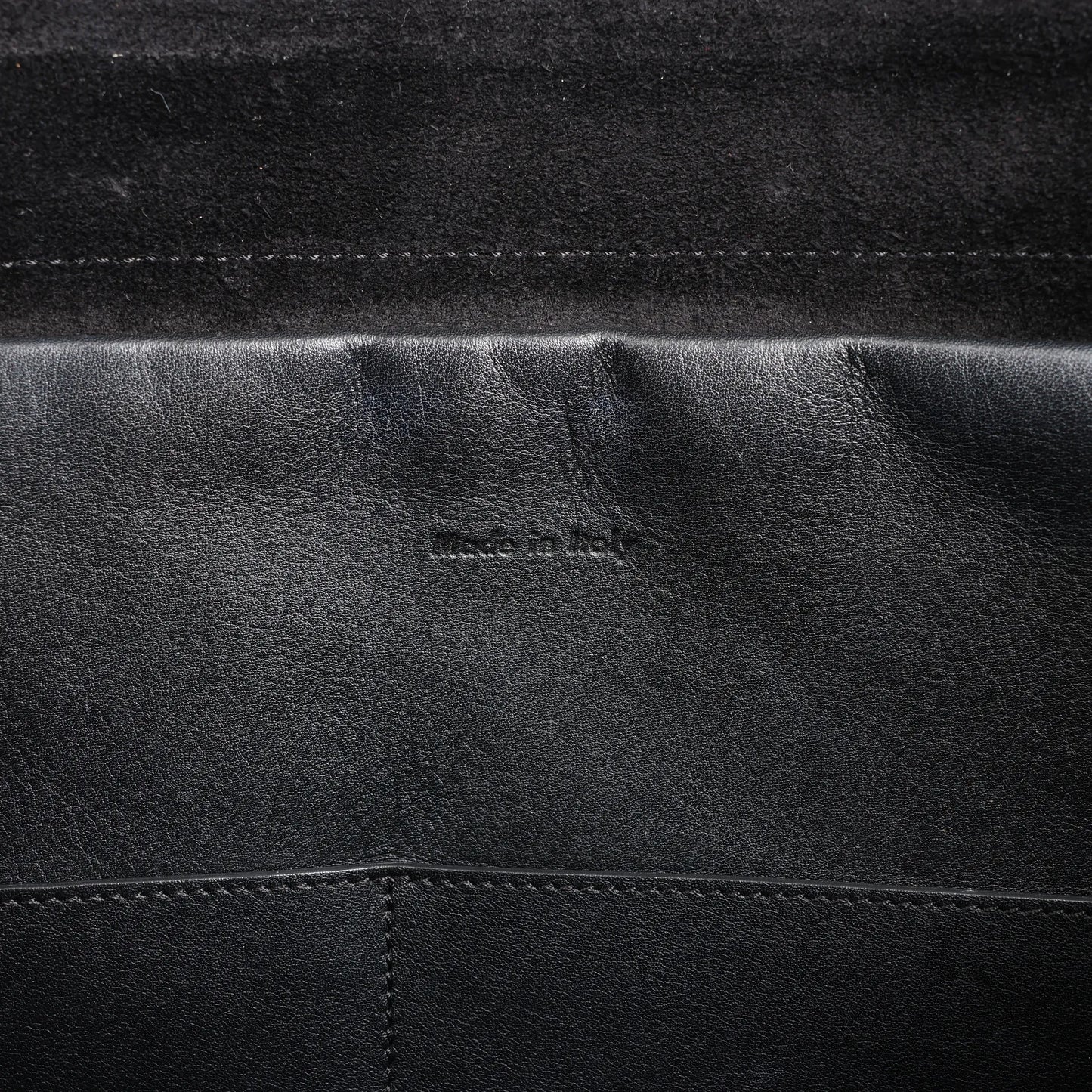 Celine Belt Bag Mini Leather 2way Handbag in Black x Beige