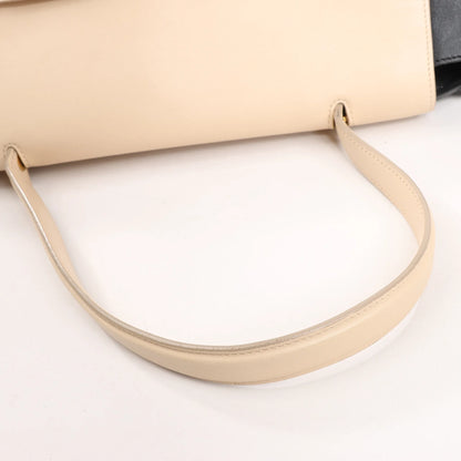 Celine Belt Bag Mini Leather 2way Handbag in Black x Beige