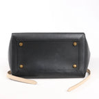 Celine Belt Bag Mini Leather 2way Handbag in Black x Beige