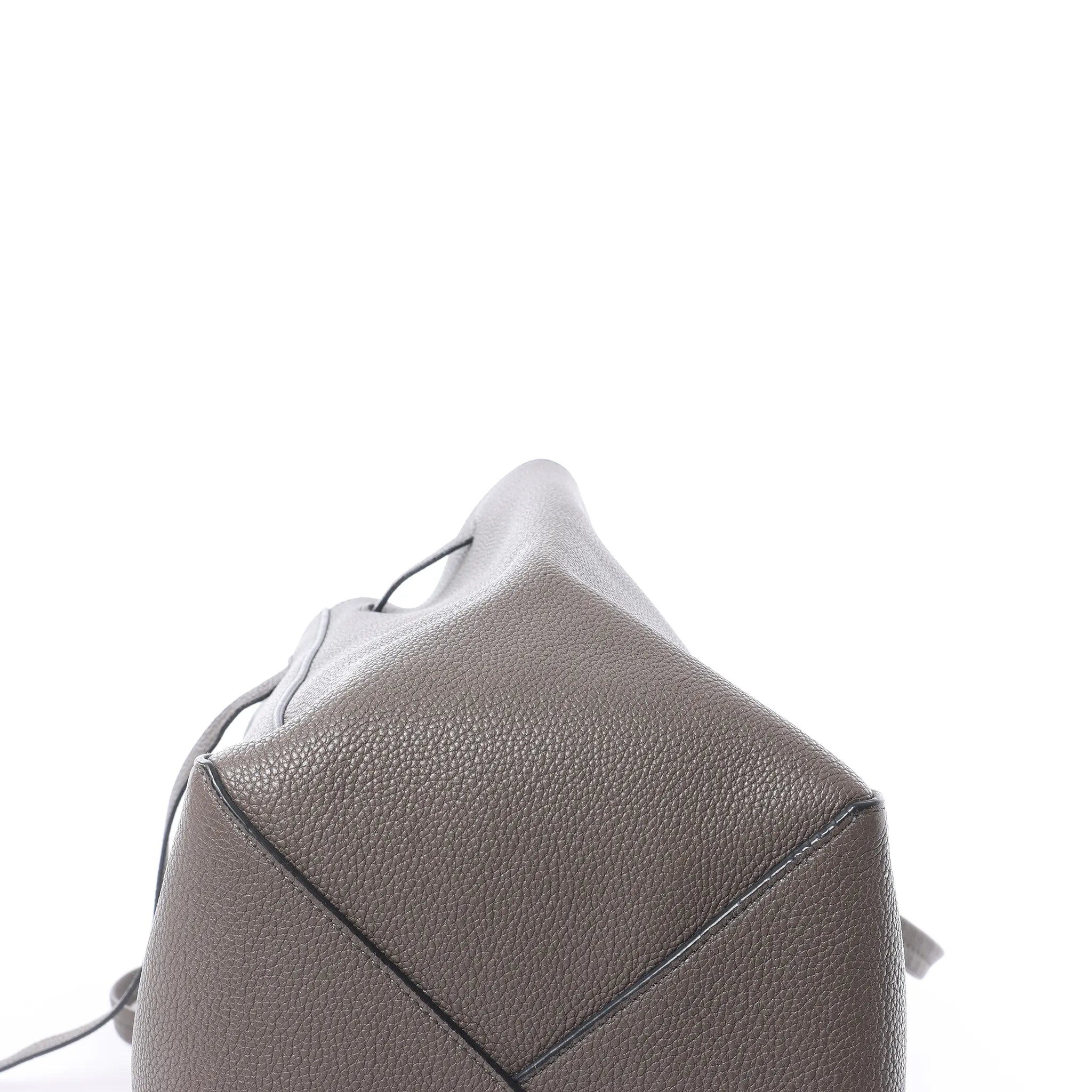Celine Cabas Phantom Medium Leather Shoulder Bag in Gray