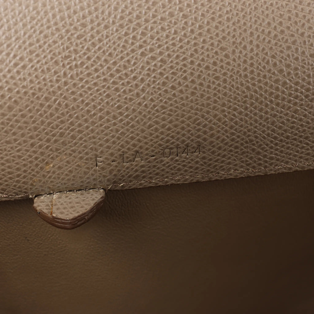 Celine Cabas Phantom Small Leather Shoulder Bag in Beige