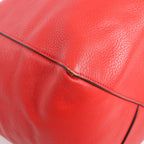 Celine Cabas Phantom Large Leather Shoulder Bag in Red