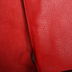 Celine Cabas Phantom Large Leather Shoulder Bag in Red