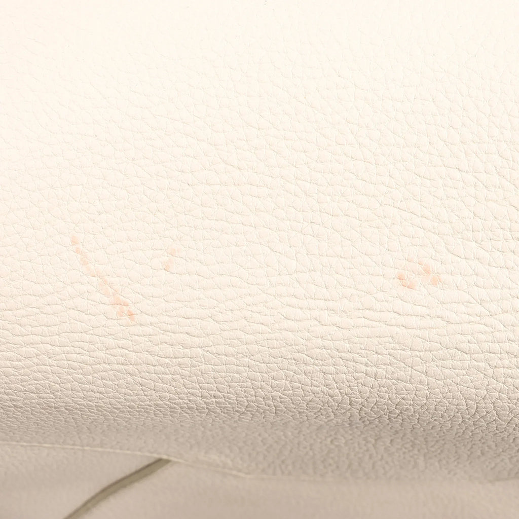 Celine Cabas Phantom Medium Leather Shoulder Bag in White