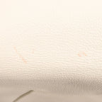 Celine Cabas Phantom Medium Leather Shoulder Bag in White
