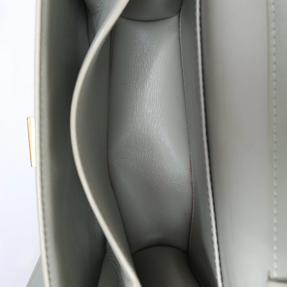 Celine Classic Box Small Leather Shoulder Bag in Green