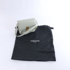 Celine Classic Box Small Leather Shoulder Bag in Green