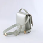 Celine Classic Box Small Leather Shoulder Bag in Green