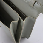 Celine Classic Box Small Leather Shoulder Bag in Green