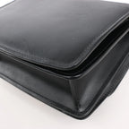 Celine Classic Box Small Leather Shoulder Bag in Black