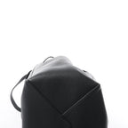 Celine Cabas Phantom Small Leather Shoulder Bag in Black