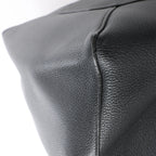 Celine Cabas Phantom Small Leather Shoulder Bag in Black