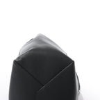 Celine Cabas Phantom Small Leather Shoulder Bag in Black