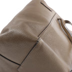 Celine Cabas Phantom Small Leather Shoulder Bag in Taupe